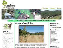Tablet Screenshot of casalinho.com
